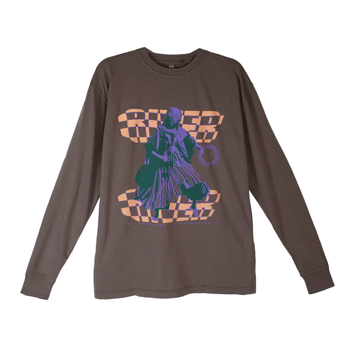 TALKING DRUM TEE LONGSLEEVE (TAN)
