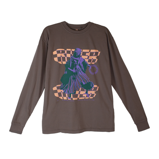 TALKING DRUM TEE LONGSLEEVE (TAN)