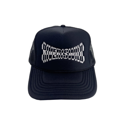 GRID TRUCKER HAT (BLACK)