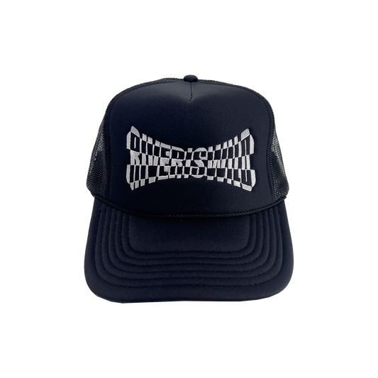 GRID TRUCKER HAT (BLACK)